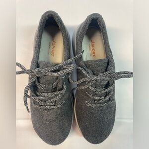 J Sport gray crane wool topped sneakers. Barely worn womens size 9.5M.